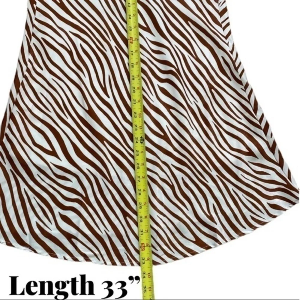NWOT Anthropologie 4SI3NNA Valeria Zebra Print Skirt